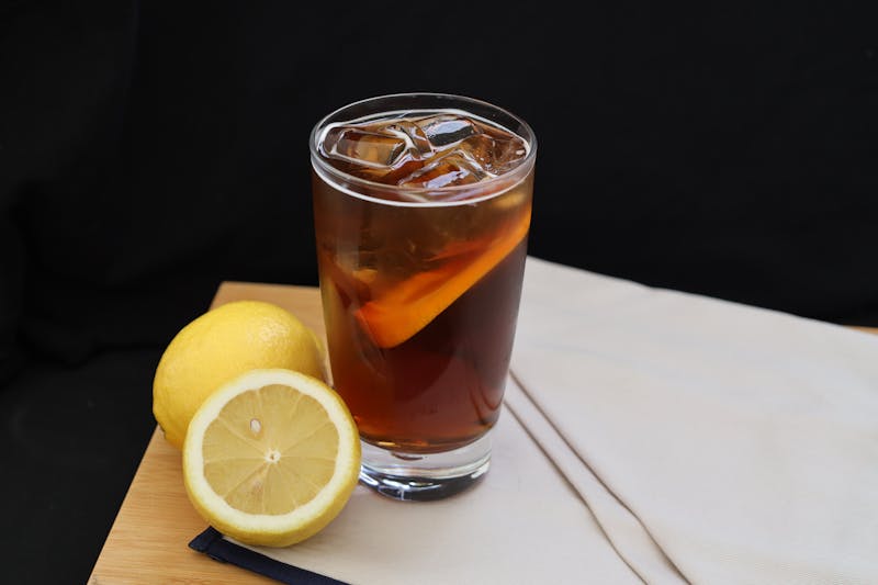 Iced tea drink at Mod Pizza